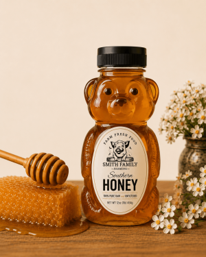 bear honey bottle